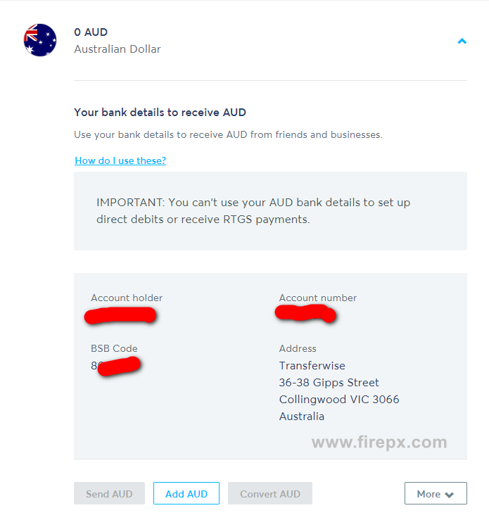 transferwise-aud-account
